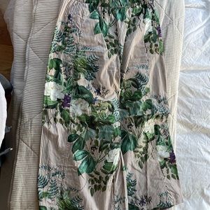 Zara cropped flare pant